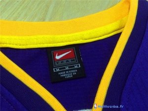 Maillot NBA Pas Cher Los Angeles Lakers Kobe Bryant 8 Pourpre Jaune