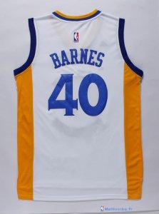 Maillot NBA Pas Cher Golden State Warriors Harrison Barnes 40 Blanc