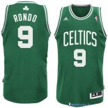 Maillot NBA Pas Cher Boston Celtics Rajon Rondo 9 Vert Blanc