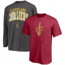 Cleveland Cavaliers Fanatics Branded WineGray Square T-Shirt Combo Set