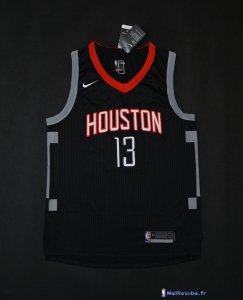 Maillot NBA Pas Cher Houston Rockets James Harden 13 Noir Statement 2017/18