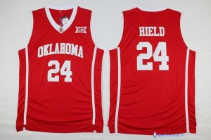 Maillot NCAA Pas Cher Oklahoma Buddy Hield 24 Rouge