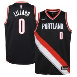 Portland Trail Blazers Damian Lillard Nike Black Swingman Jersey - Icon Edition