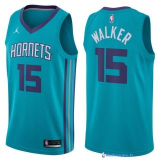 Maillot NBA Pas Cher Charlotte Hornets Kemba Walker 15 Vert Icon 2017/18