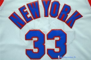 Maillot NBA Pas Cher New York Knicks Patrick Ewing 33 Blanc