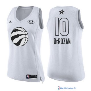 Maillot NBA Pas Cher All Star 2018 Femme DeMar DeRozan 10 Blanc