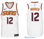 Maillot NBA Pas Cher Phoenix Suns T.J. Warren 12 Blanc Association 2017/18