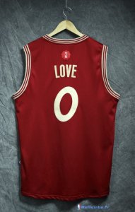 Maillot NBA Pas Cher Noël Cleveland Cavaliers Love 0 Rouge