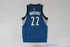 Maillot NBA Pas Cher Minnesota Timberwolves Andrew Wiggins 22 Bleu