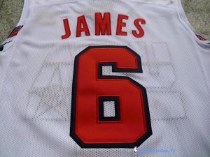 Maillot NBA Pas Cher USA 1992 James 6 Blanc