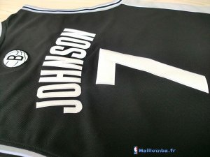 Maillot NBA Pas Cher Brooklyn Nets Earvin Johnson 7 Noir