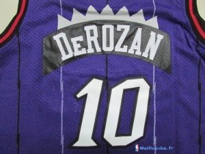 Maillot NBA Pas Cher Toronto Raptors Junior Demar DeRozan 10 Retro Pourpre