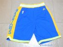 Pantalon NBA Pas Cher Golden State Warriors Retro Bleu