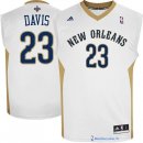 Maillot NBA Pas Cher New Orleans Pelicans Anthony Davis 23 Blanc