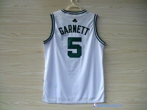 Maillot NBA Pas Cher Boston Celtics Kevin Garnett 5 Blanc