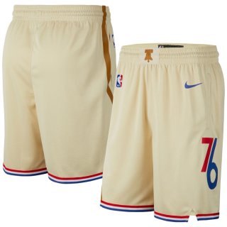 Philadelphia 76ers Nike Cream 2019/20 City Edition Swingman Shorts