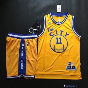 Maillot NBA Pas Cher Golden State Warriors Klay Thompson 11 Jaune