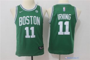 Maillot NBA Pas Cher Boston Celtics Junior Kyrie Irving 11 Vert 2017/18