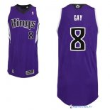 Maillot NBA Pas Cher Sacramento Kings Rudy Gay 8 Pourpre