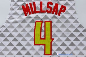 Maillot NBA Pas Cher Atlanta Hawks Paul Millsap 4 Blanc