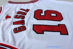 Maillot NBA Pas Cher Chicago Bulls Pau Gasol 16 Blanc