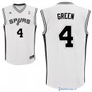 Maillot NBA Pas Cher San Antonio Spurs Danny Vert 4 Blanc