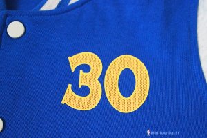 Survetement En Laine NBA Golden State Warriors Stephen Curry 30 Bleu