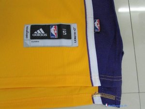 Maillot NBA Pas Cher Los Angeles Lakers Kobe Bryant 24 Jaune MC