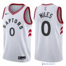 Maillot NBA Pas Cher Toronto Raptors CJ Miles 0 Blanc Association 2017/18