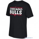 T-Shirt NBA Pas Cher Chicago Bulls Noir 1