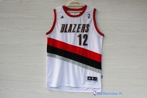 Maillot NBA Pas Cher Portland Trail Blazers LaMarcus Aldridge 12 Blanc