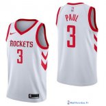 Maillot NBA Pas Cher Houston Rockets Chris Paul 3 Blanc Association 2017/18