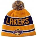 Tricoter un Bonnet NBA Los Angeles Lakers 2017 Jaune 3