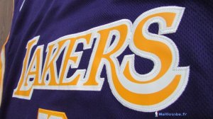 Maillot NBA Pas Cher Los Angeles Lakers Lonzo Ball 2 Purpura Statement 2017/18