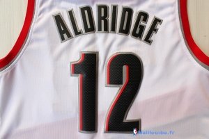 Maillot NBA Pas Cher Portland Trail Blazers LaMarcus Aldridge 12 Blanc