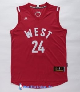 Maillot NBA Pas Cher All Star 2016 Kobe Bryant 24 Rouge