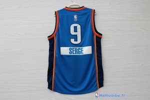 Maillot NBA Pas Cher Noël Oklahoma City Thunder Serge 9 Bleu