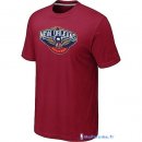 T-Shirt NBA Pas Cher New Orleans Pelicans Bordeaux