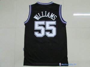 Maillot NBA Pas Cher Sacramento Kings Jason Williams 55 Noir