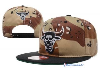 Bonnet NBA Chicago Bulls 2016 Camouflage Noir