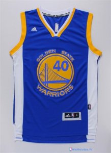 Maillot NBA Pas Cher Golden State Warriors Harrison Barnes 40 Bleu