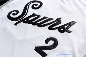 Maillot NBA Pas Cher Noël San Antonio Spurs Leonard 2 Blanc