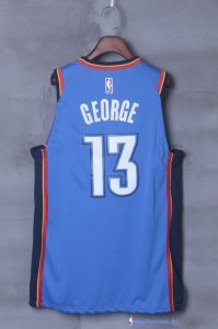 Maillot NBA Pas Cher Oklahoma City Thunder Paul George 13 Bleu Icon 2017/18