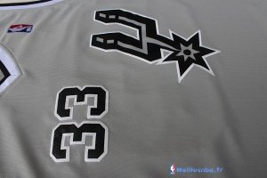 Maillot NBA Pas Cher San Antonio Spurs Boris Diaw 33 Gris