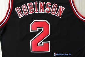 Maillot NBA Pas Cher Chicago Bulls Nate Robinson 2 Noir