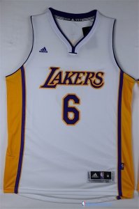 Maillot NBA Pas Cher Los Angeles Lakers Jordan Clarkson 6 Blanc