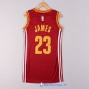 Maillot NBA Pas Cher Cleveland Cavaliers Femme LeBron James 23 Rouge