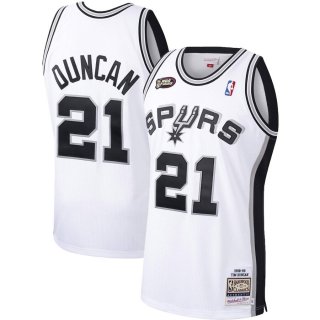 Tim Duncan San Antonio Spurs Mitchell & Ness Hardwood Classics 1998-99 Authentic Jersey - White