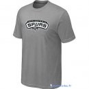 T-Shirt NBA Pas Cher San Antonio Spurs Gris