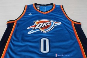 Maillot NBA Pas Cher Noël Oklahoma City Thunder Russell 0 Bleu